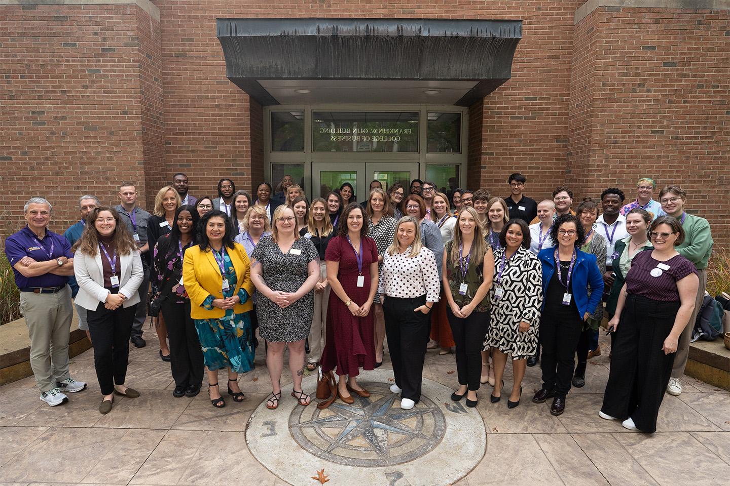 A group photo of Alfred University alumni